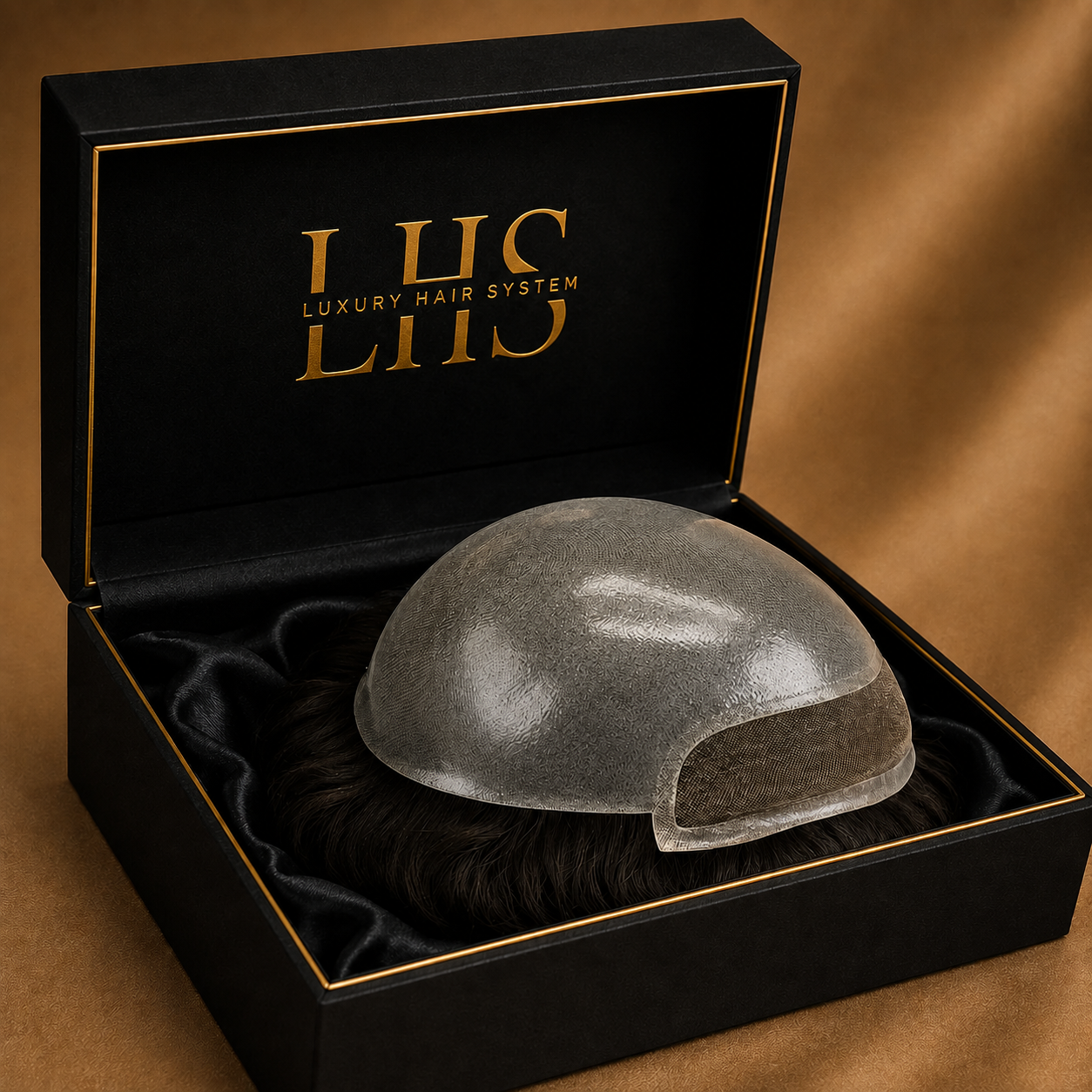 LHS Clear Poly Lace Front System