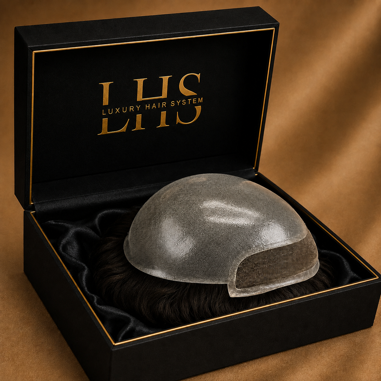 LHS Clear Poly Lace Front System